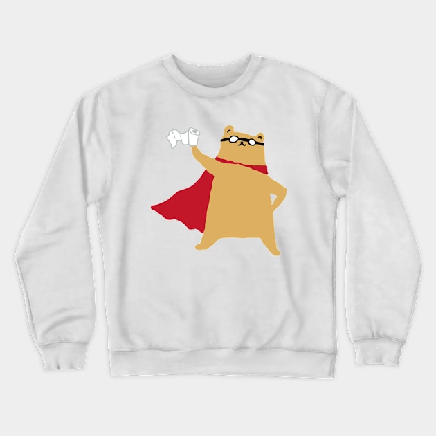 toilet hero!! Crewneck Sweatshirt by danikeni